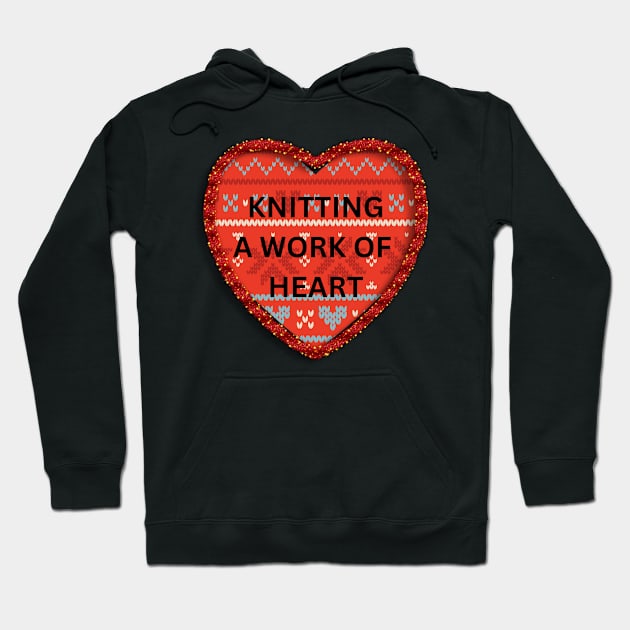 Knitting Is in the heart Hoodie by Infi_arts